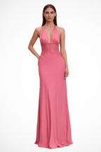 Halter Neck Maxi Dress for Women UK – Wedding Guest & Bridesmaid