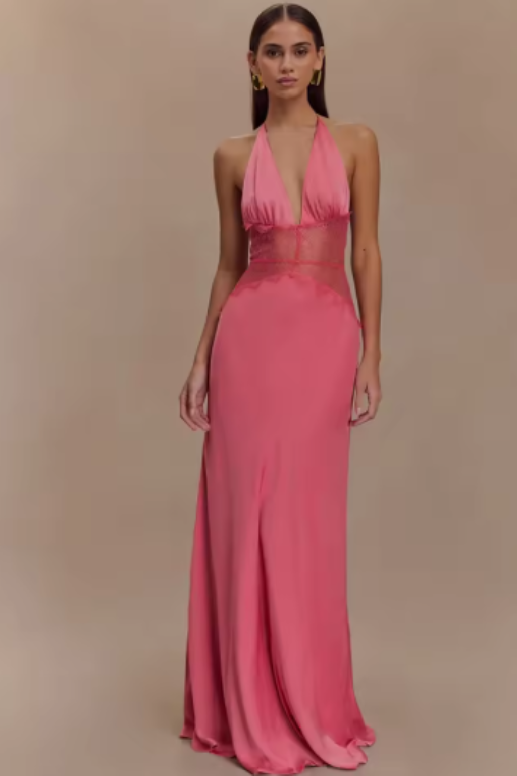 Halter Neck Maxi Dress for Women UK – Wedding Guest & Bridesmaid
