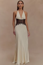 Halter Neck Maxi Dress for Women UK – Wedding Guest & Bridesmaid
