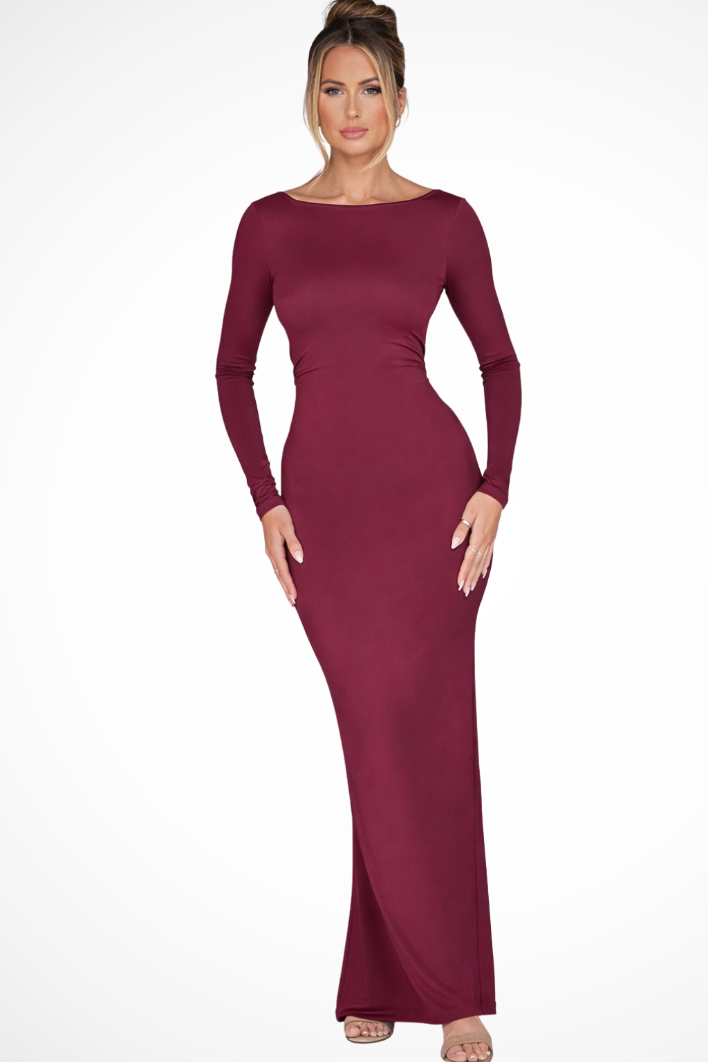Long Sleeve Maxi Dress for Women UK – Wedding Guest & Bridesmaid