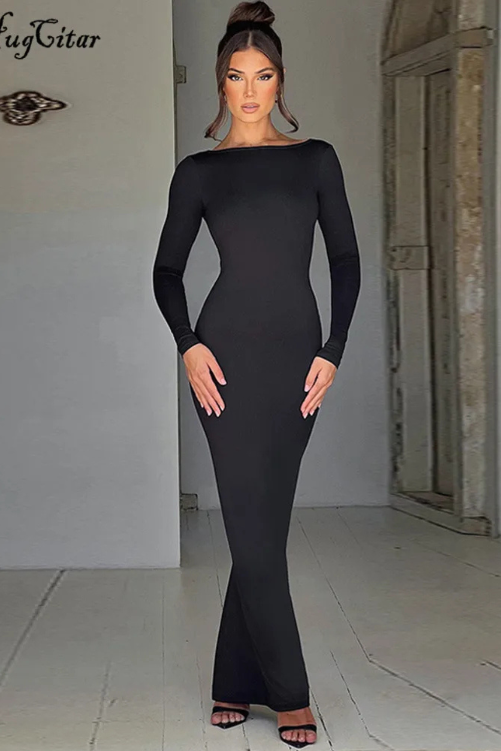Long Sleeve Maxi Dress for Women UK – Wedding Guest & Bridesmaid