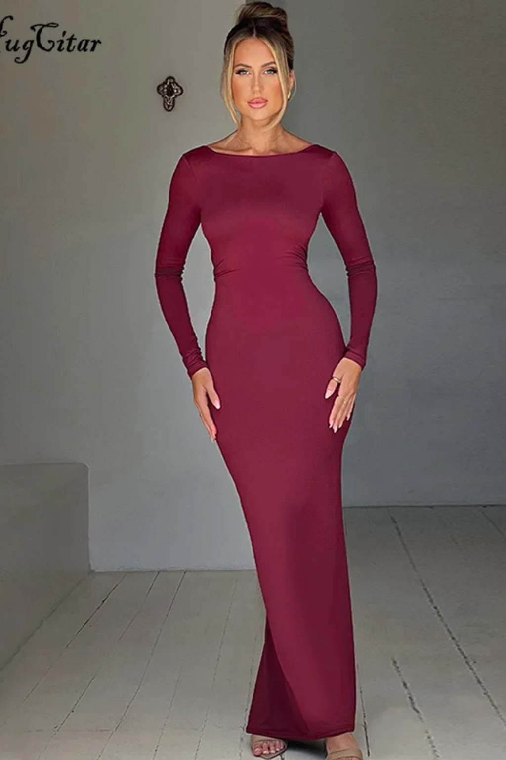 Long Sleeve Maxi Dress for Women UK – Wedding Guest & Bridesmaid