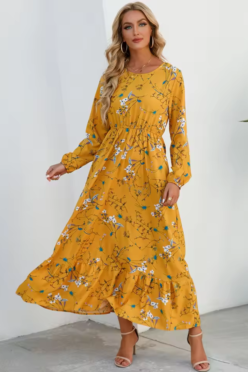 Long Sleeve Maxi Dress for Women UK – Garden Party & Summer Occasion Wear