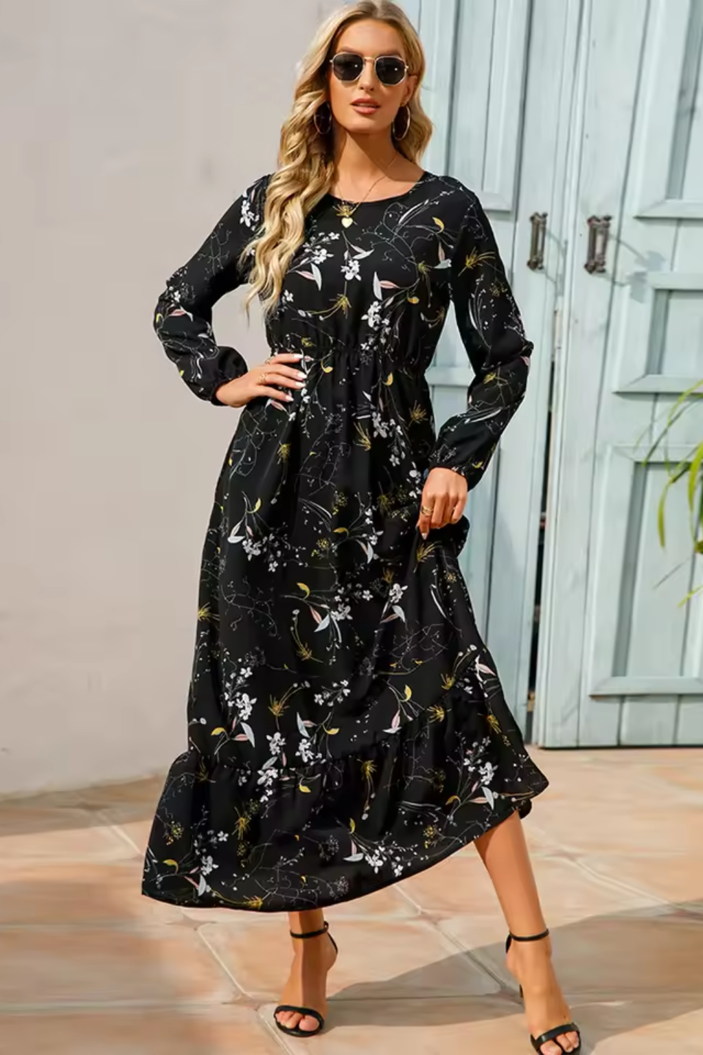 Long Sleeve Maxi Dress for Women UK – Garden Party & Summer Occasion Wear
