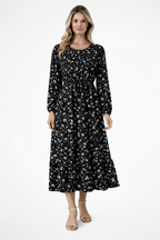 Long Sleeve Maxi Dress for Women UK – Garden Party & Summer Occasion Wear