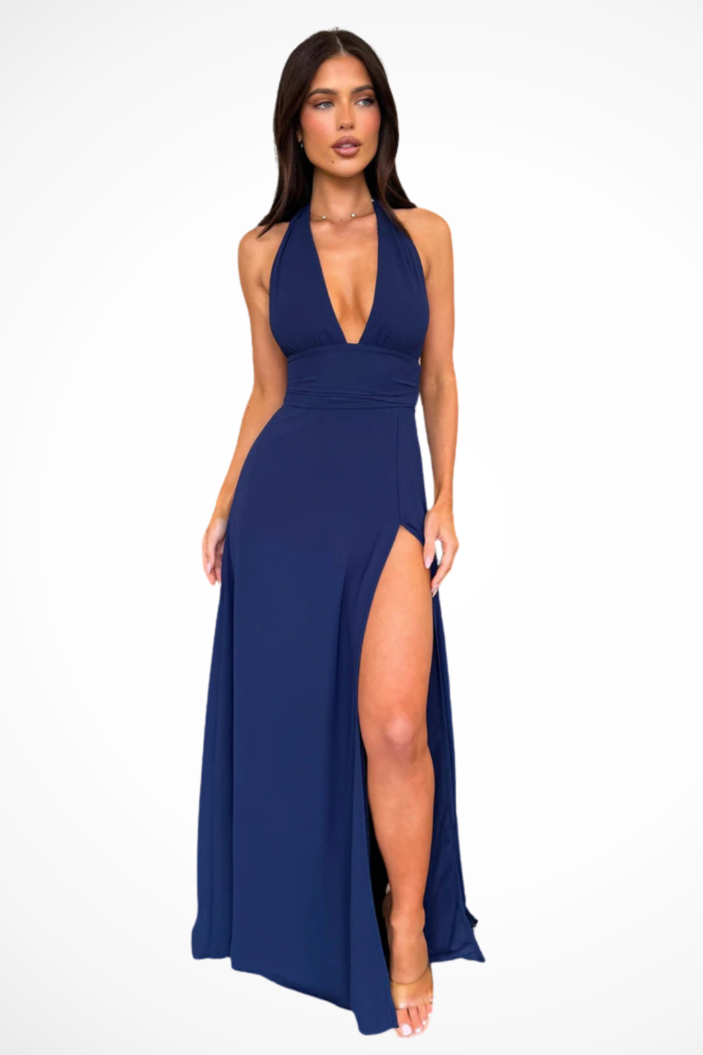Halter Neck Maxi Dress for Women UK – Evening Gown Black Tie & Cocktail Attire