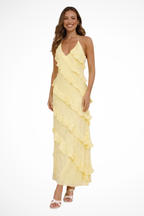 Halter Neck Maxi Dress for Women UK – Garden Party & Summer Occasion Wear