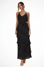 Halter Neck Maxi Dress for Women UK – Garden Party & Summer Occasion Wear