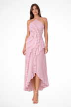 Halter Neck Sleeveless Maxi Dress for Women UK – Wedding Guest & Bridesmaid