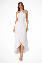 Halter Neck Sleeveless Maxi Dress for Women UK – Wedding Guest & Bridesmaid