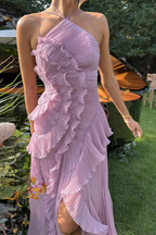 Halter Neck Sleeveless Maxi Dress for Women UK – Wedding Guest & Bridesmaid