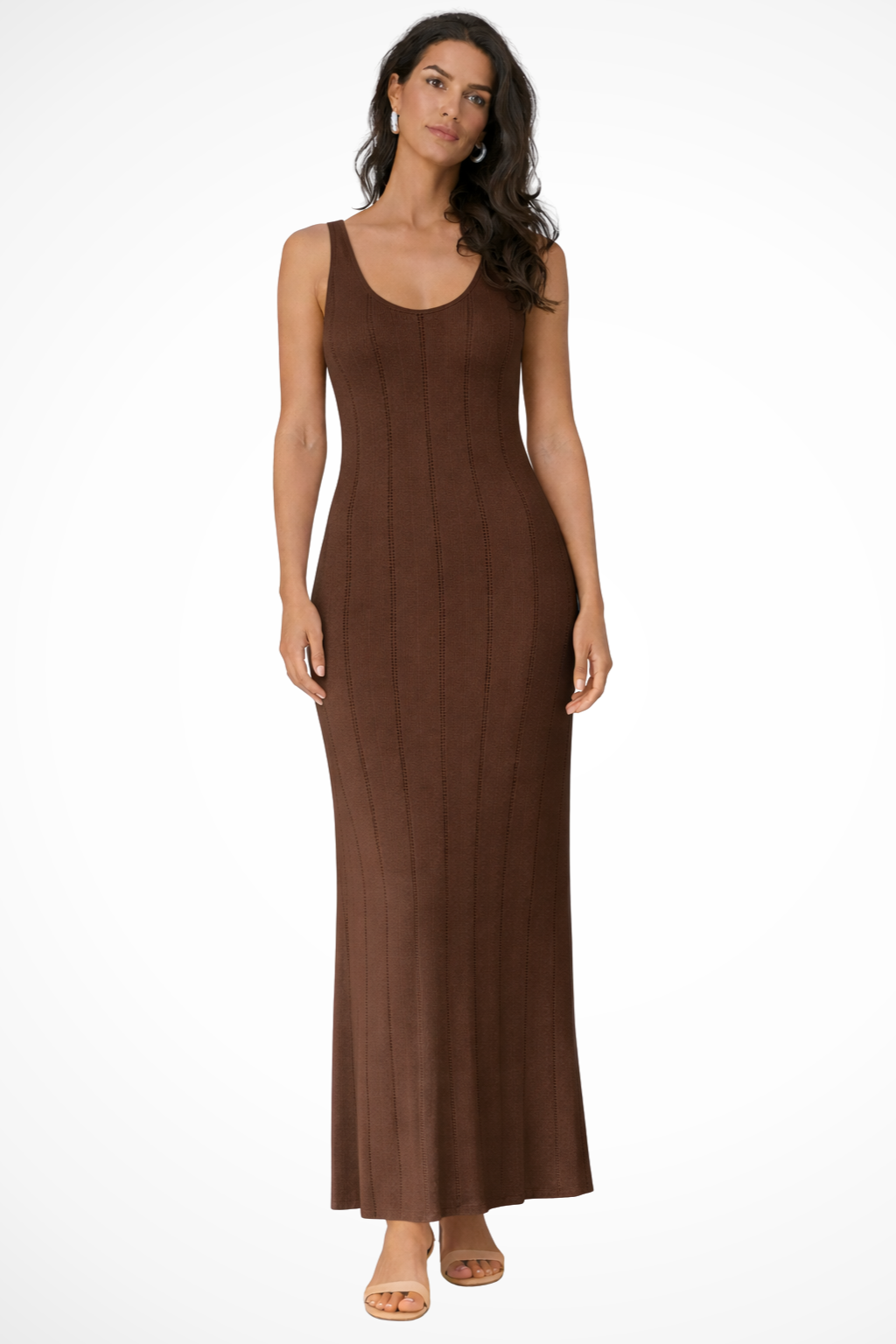 Knit Sleeveless Maxi Dress for Women UK – Wedding Guest & Bridesmaid