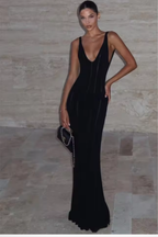 Knit Sleeveless Maxi Dress for Women UK – Wedding Guest & Bridesmaid