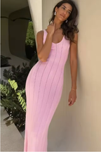 Knit Sleeveless Maxi Dress for Women UK – Wedding Guest & Bridesmaid