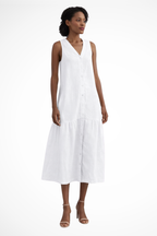 Linen V-Neck Sleeveless Maxi Dress for Women UK – Wedding Guest Summer Occasion Wear & Cocktail Attire