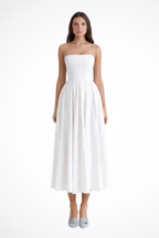 Strapless Corset Midi Dress for Women UK – Cocktail Dress & Evening Formal Wear