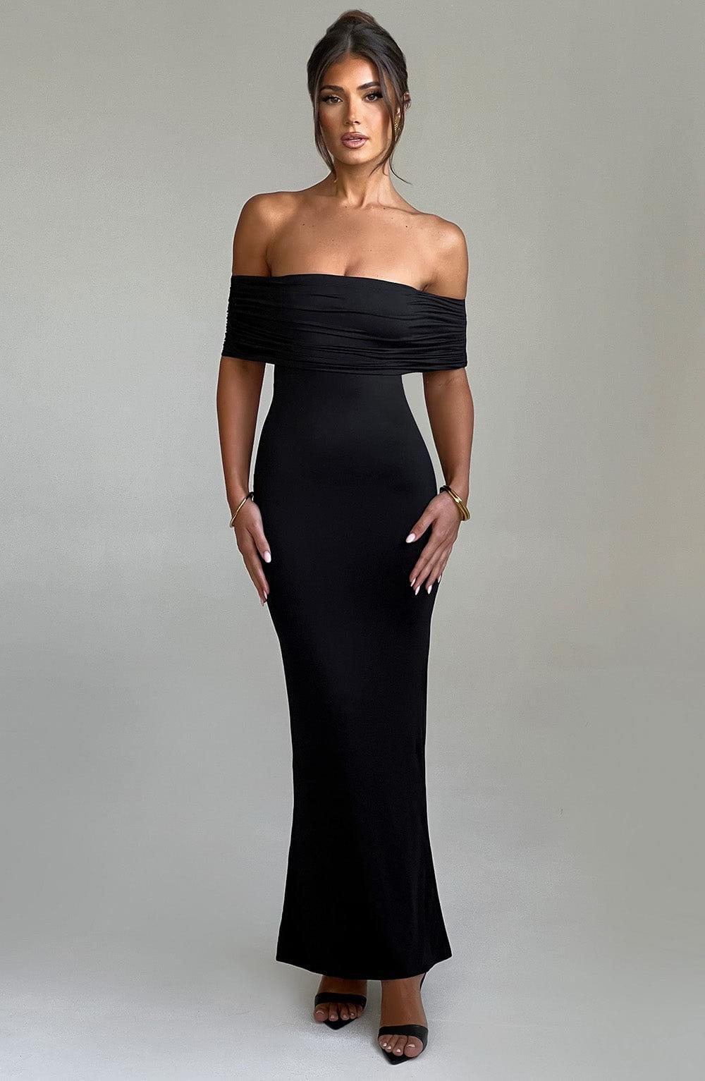 Bardot Off-Shoulder Capri Dress in Lightweight Fabric for Casual Wear