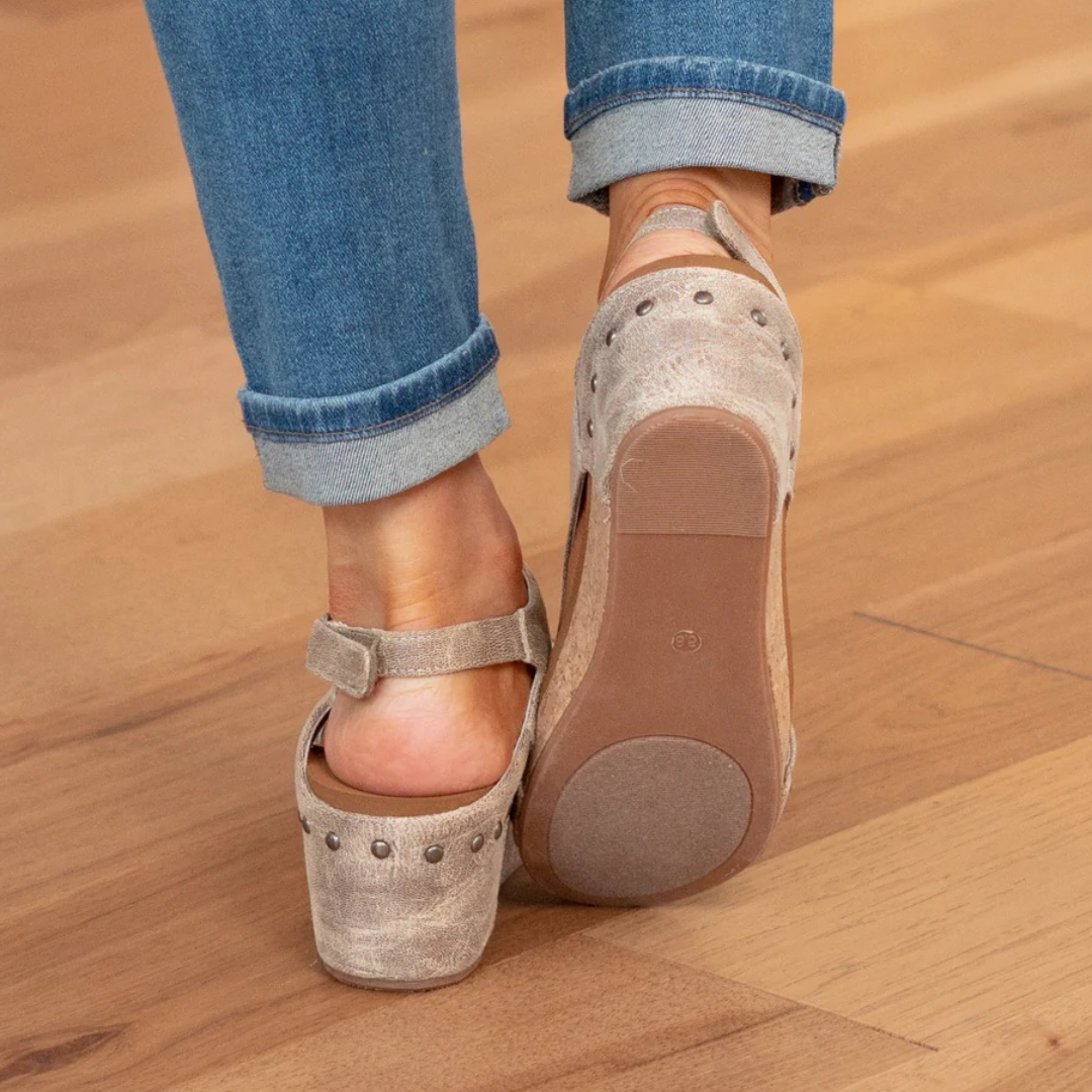 Beige Suede Wedge Sandals Women UK – Smart Casual Holiday Wear Evening