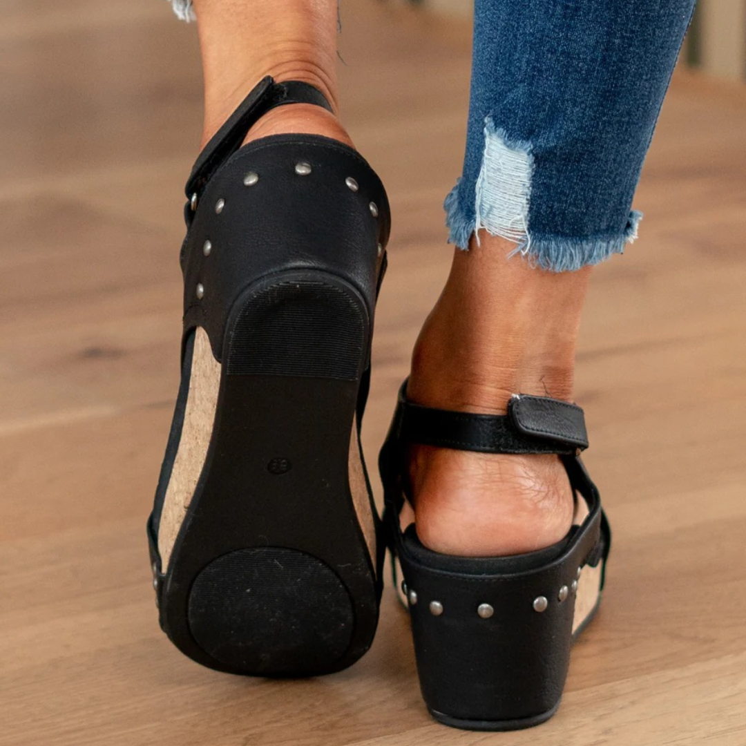 Beige Suede Wedge Sandals Women UK – Smart Casual Holiday Wear Evening