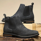 Black Leather Men's Ankle Boot UK – Timeless Design for Smart Casual, Formal Wear