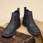 Black Leather Men's Ankle Boot UK – Timeless Design for Smart Casual, Formal Wear