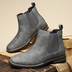 Black Leather Men's Ankle Boot UK – Timeless Design for Smart Casual, Formal Wear