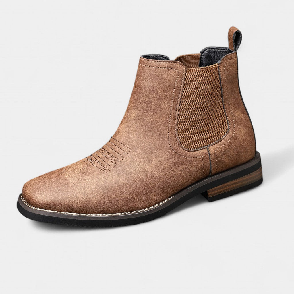Black Leather Men's Ankle Boot UK – Timeless Design for Smart Casual, Formal Wear