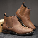 Black Leather Men's Ankle Boot UK – Timeless Design for Smart Casual, Formal Wear