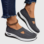 Black Orthopedic Slip-On Shoes for Women UK – Smart Casual Office Wear Evening