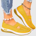 Black Orthopedic Slip-On Shoes for Women UK – Smart Casual Office Wear Evening