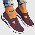 Black Orthopedic Slip-On Shoes for Women UK – Smart Casual Office Wear Evening