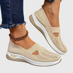 Black Orthopedic Slip-On Shoes for Women UK – Smart Casual Office Wear Evening
