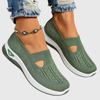 Black Orthopedic Slip-On Shoes for Women UK – Smart Casual Office Wear Evening