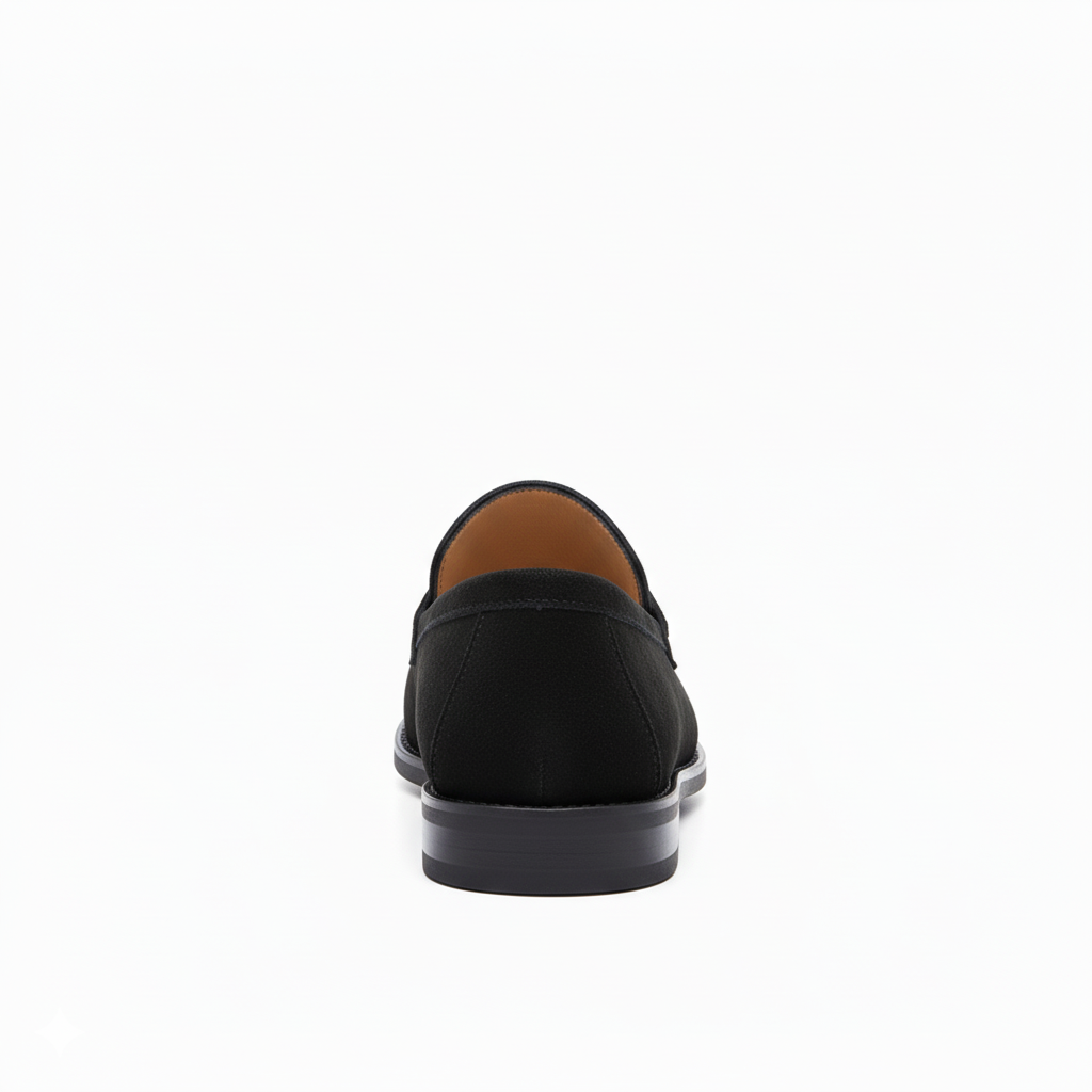 Black Suede Loafers for Men