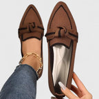 Brown Orthopedic Loafers for Women UK – Smart Casual Office Wear Evening