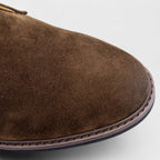 Brown Suede Leather Men's Chukka Desert Boots UK – Casual Footwear for Outdoor Activities, Everyday Use