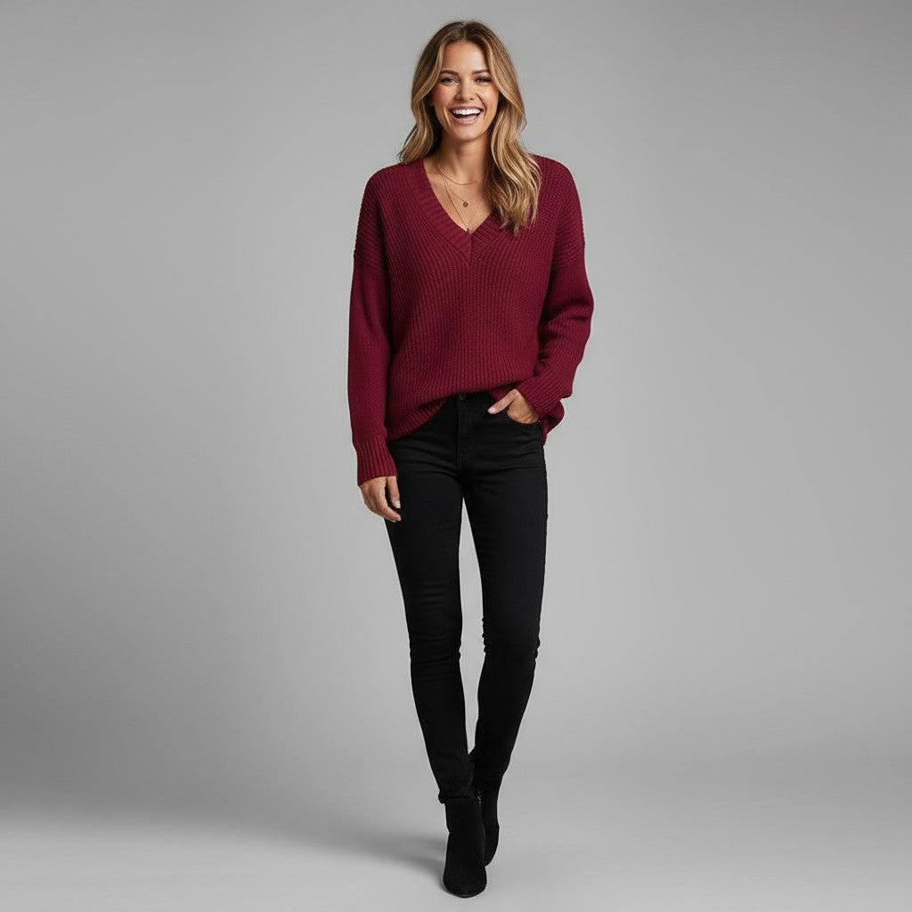Cashmere Sweater for Women | Luxurious Soft Knit | Casual Wear | Perfect for Layering and Everyday Comfort