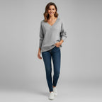 Cashmere Sweater for Women | Luxurious Soft Knit | Casual Wear | Perfect for Layering and Everyday Comfort