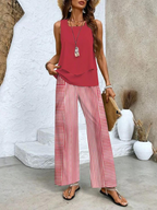 Chic Two-Piece Ensemble Women UK – Summer Outfit Brunch Smart Casual