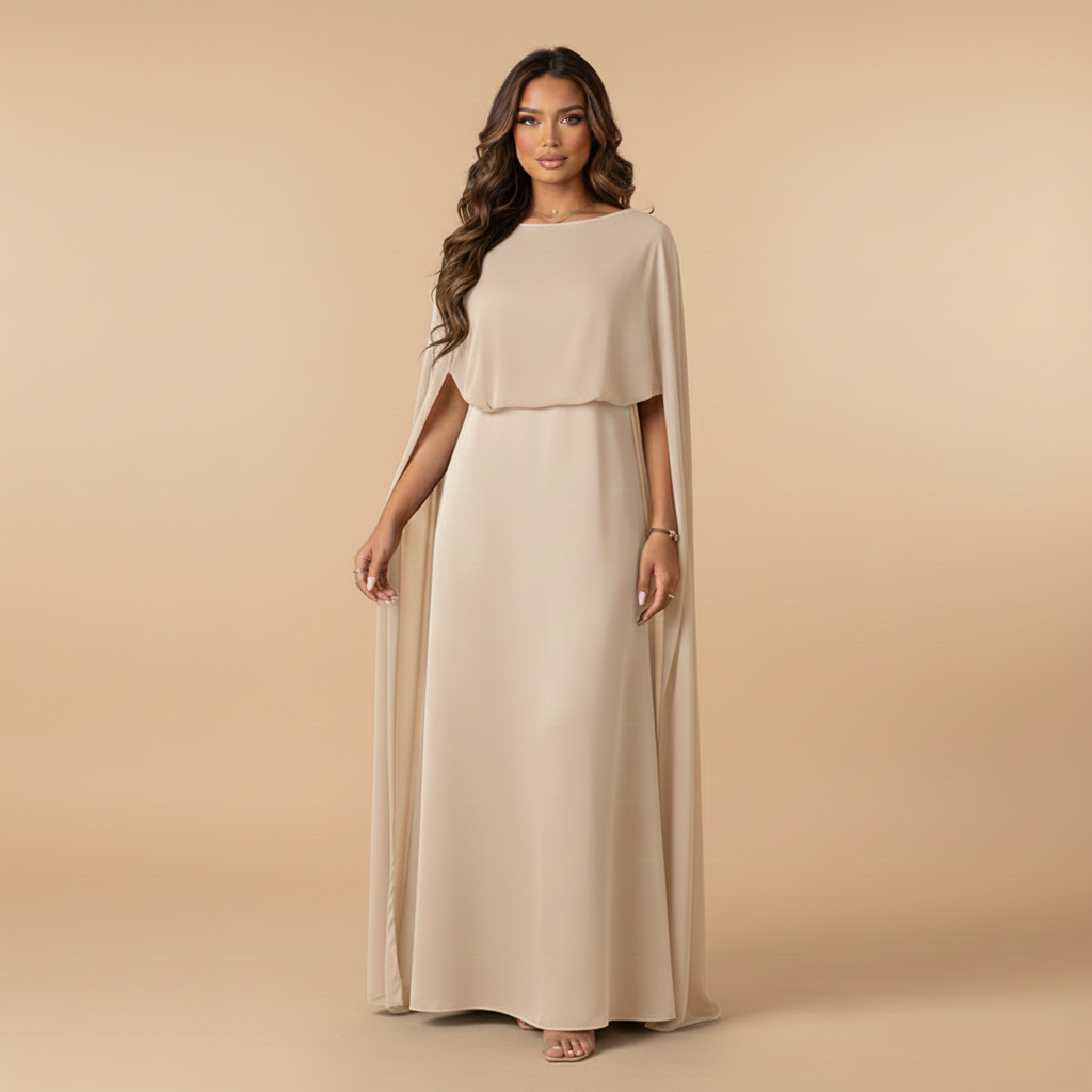 Chiffon Maxi Dress for Women - Elegant Traditional Design for Special Occasions