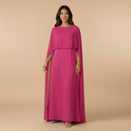 Chiffon Maxi Dress for Women - Elegant Traditional Design for Special Occasions
