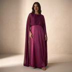 Chiffon Maxi Dress for Women - Elegant Traditional Design for Special Occasions