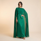 Chiffon Maxi Dress for Women - Elegant Traditional Design for Special Occasions