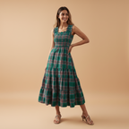 Christmas Maxi Dress for Women - Festive Holiday Style - Comfortable Fabric - Perfect for Parties and Gatherings