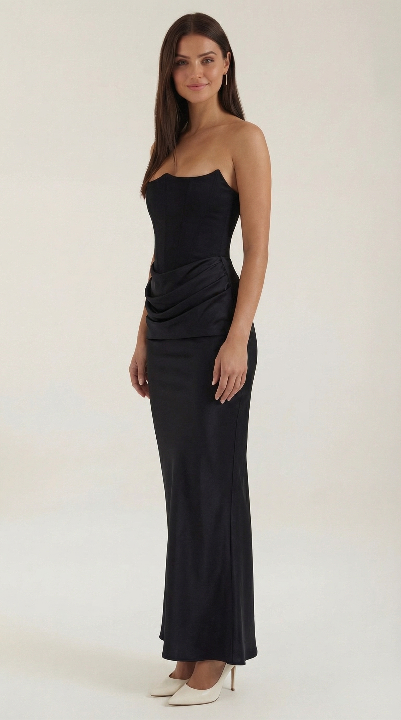 Corset Maxi Dress - Fiorella Design - Elegant Evening Wear for Formal Events