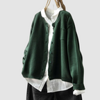 Cozy Knit Cardigan for Women - Soft Fabric, Casual Style, Perfect for Layering