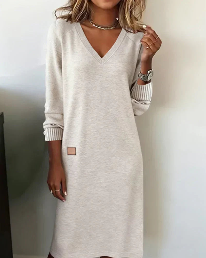 Cozy Knit Dress for Women - Soft Fabric, Casual Style, Everyday Wear