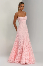 Crimson Midi Dress in Soft Fabric - Elegant Evening Wear for Special Occasions