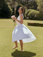 Deep V-Neck Midi Tank Dress for Women - Lightweight Fabric, Casual Style, Perfect for Summer Events and Everyday Wear