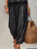 Draped Pants Set in Soft Fabric for Casual or Travel Wear